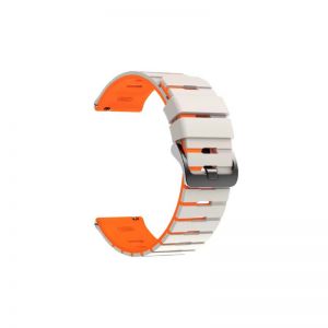 Narukvica za sat 22mm No1 siva sa narandzastim