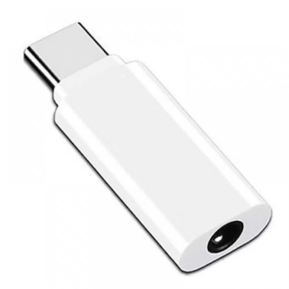 Adapter sa USB TIP-C (muski) na 3.5mm (zenski) beli