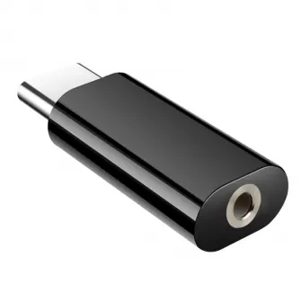 Adapter sa USB TIP-C (muski) na 3.5mm (zenski) crni