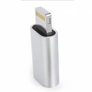 Adapter Type C na Lightning za iPhone srebrna