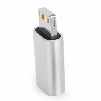 Adapter Type C na Lightning za iPhone srebrna