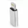 Adapter Type C na Lightning za iPhone srebrna