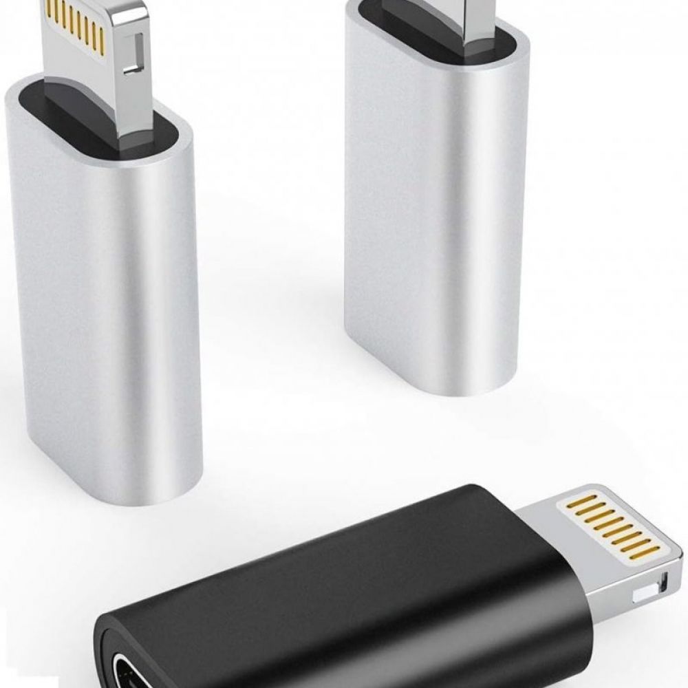 Adapter Type C na Lightning za iPhone crna