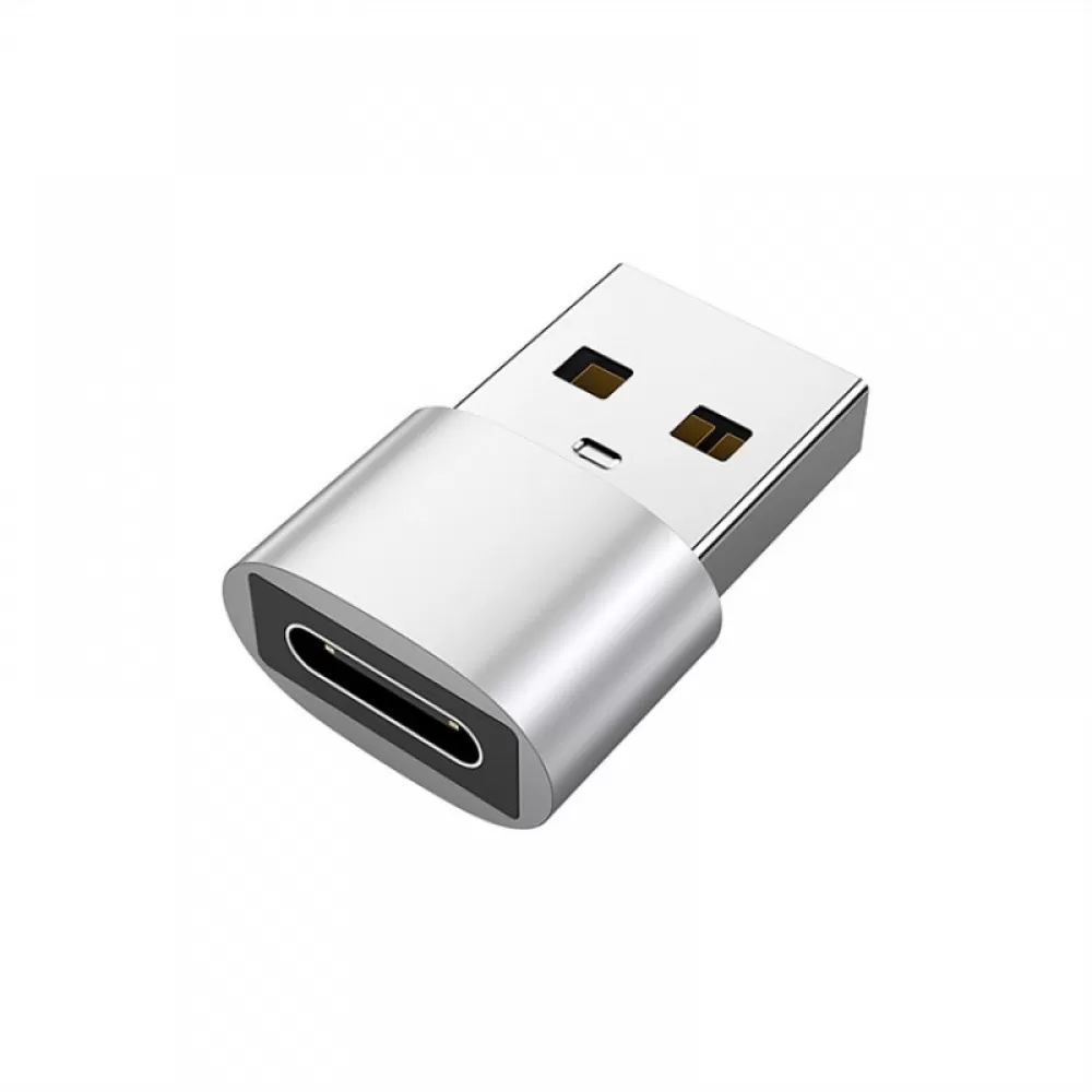  Adapter USB na Tip-C (Type C) srebrni