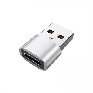 Adapter USB na Tip-C (Type C) srebrni