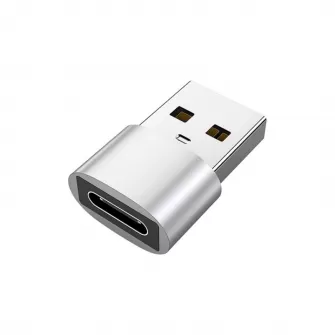  Adapter USB na Tip-C (Type C) srebrni