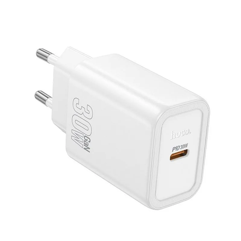HOCO kucni punjac adapter Type C PD QC 30W N62 beli