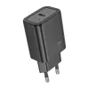 HOCO kucni punjac adapter Type C PD QC 20W N60 crni 