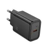 HOCO kucni punjac adapter Type C PD QC 20W N60 crni 
