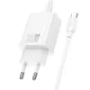HOCO kucni punjac usb C + kabl Type C na Type C PD QC 20W N60 beli