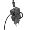 HOCO kucni punjac USB C + kabl Type C na Lightning PD QC 30W N62 crni