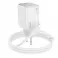 Hoco kucni punjac adapter N42 2 x Type C + kabl Type C na Lightning PD QC 45W GaN beli