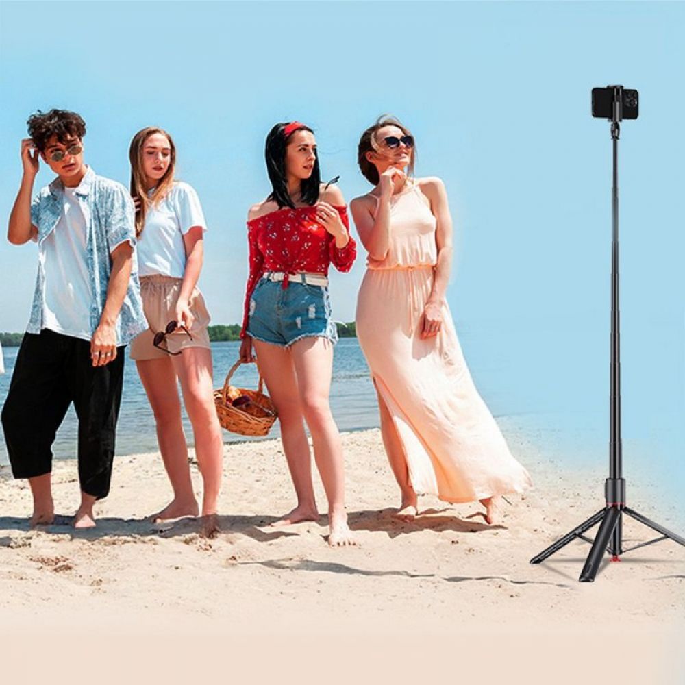 FORCELL F-GRIP F170XL automatski selfi stap sa daljinskim upravljacem, tripod, crni