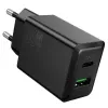 Kucni punjac Hoco USB A + USB C QC3.0 PD AFC 3A 30W N71 crni