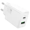 Kucni punjac Hoco USB A + USB C QC3.0 PD AFC 3A 30W N71 beli