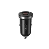 XO auto punjac CC56 PD 30W QC 1x USB 1x USB-C crni