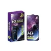 Zastitno 9D staklo za iPhone 16 Pro Max crni ram 10in1 (10 kom)