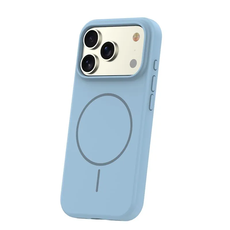 Futrola SILICONE THIN MAG za iPhone 17 Pro / iPhone 18 Pro 6,3" svetloplava
