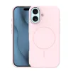 Futrola SILICONE THIN MAG za iPhone 17 / iPhone 18 6,3" svetloroze