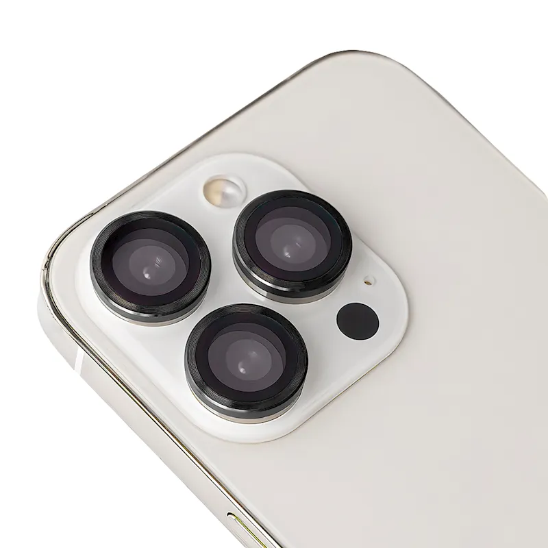 Set sociva za kameru za iPhone 17 crni ram