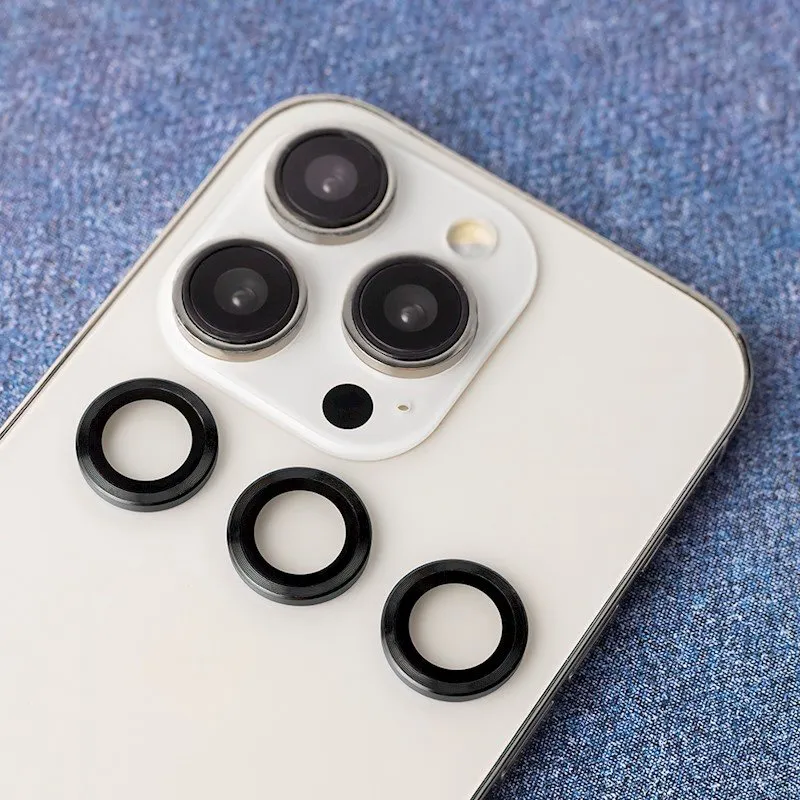 Set sociva za kameru za iPhone 17 crni ram