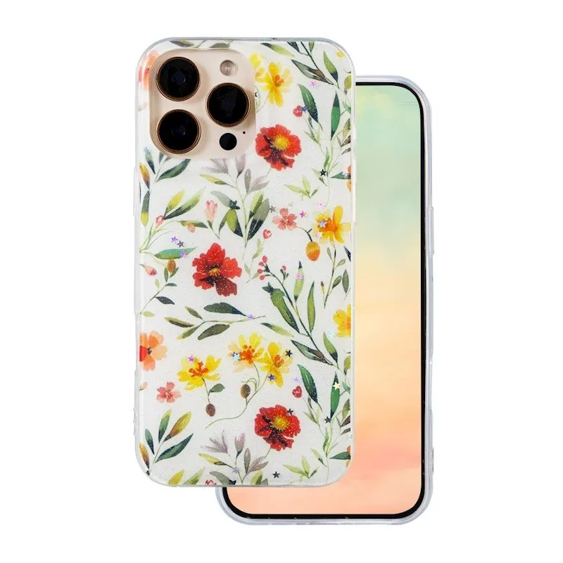 Futrola Glow Glam za iPhone 16 Pro Max (6.9) bela