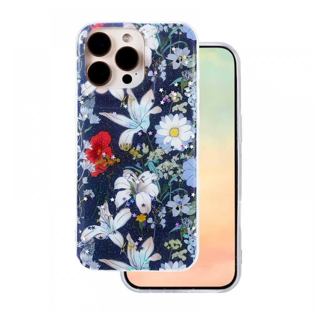 Futrola Glow Glam za iPhone 16 Pro (6.3) plava