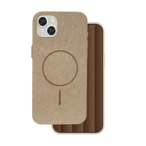 Futrola Glitter MagSafe za iPhone 17 / iPhone 18 (6.3) braon
