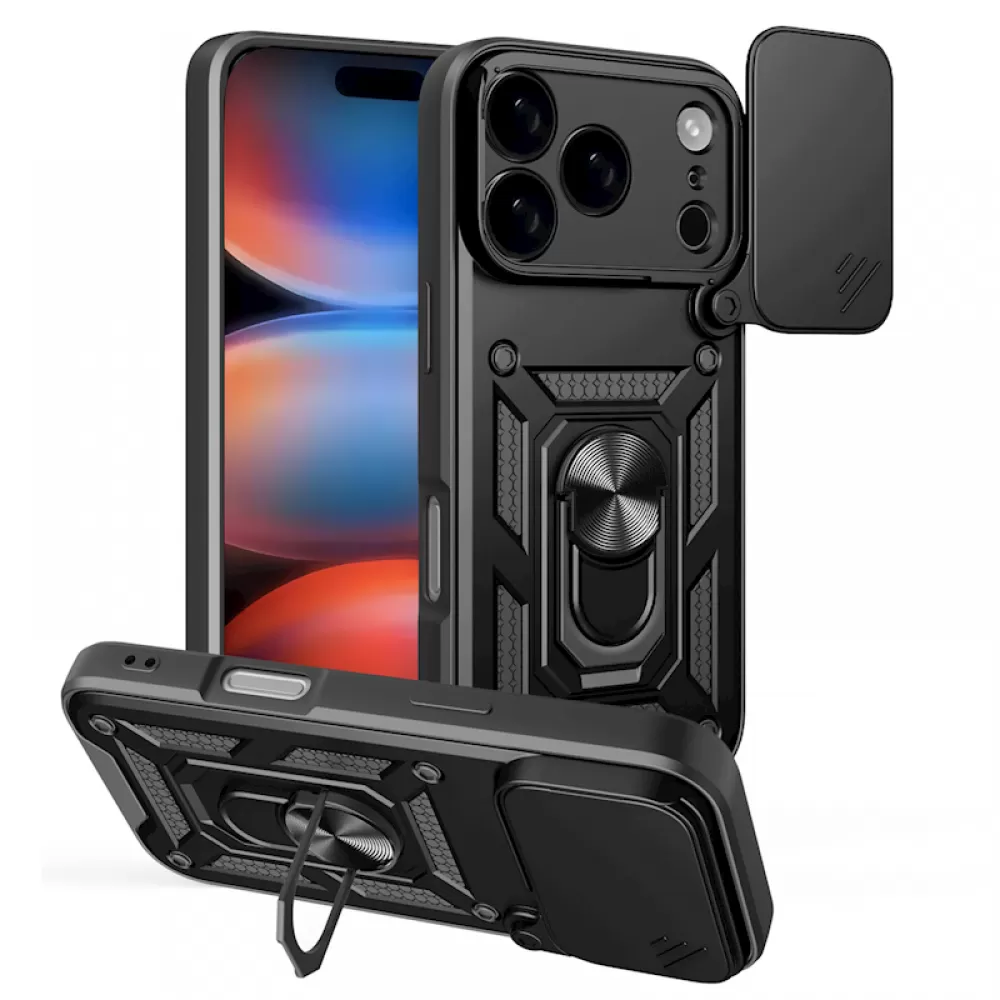 Futrola Defender Slide za iPhone 17 Pro (6.3) crna