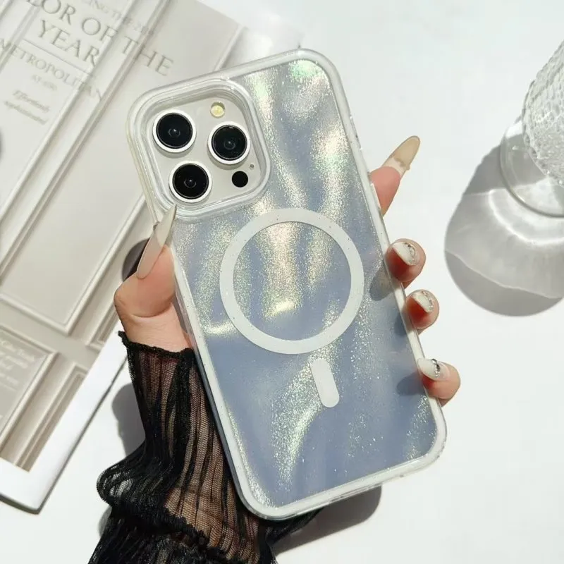 Futrola Aurora Magsafe za iPhone 17 Pro Max bela