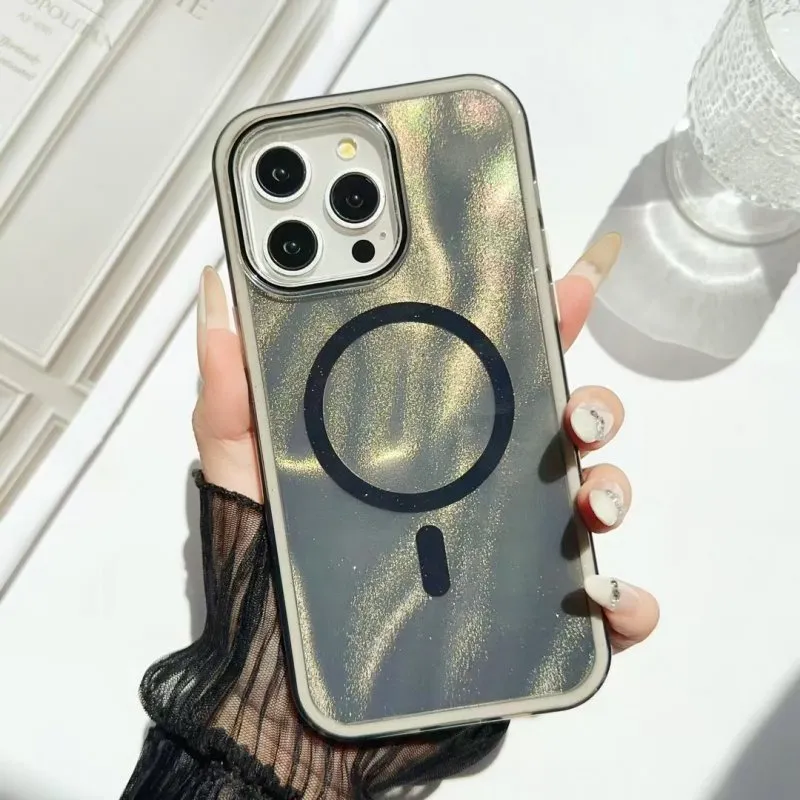 Futrola Aurora Magsafe za iPhone 17 Pro Max crna