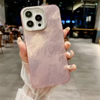 Futrola Mermer Fashion za iPhone 16 roze
