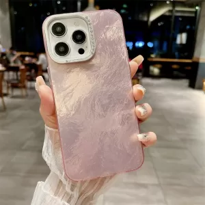 Futrola Mermer Fashion za iPhone 16 Pro roze