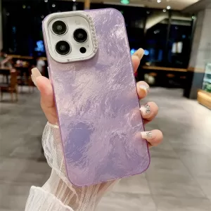 Futrola Mermer Fashion za iPhone 16 Pro lila