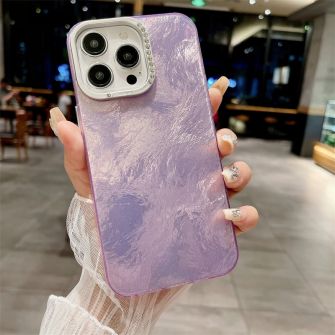 Futrola Mermer Fashion za iPhone 16 Pro lila