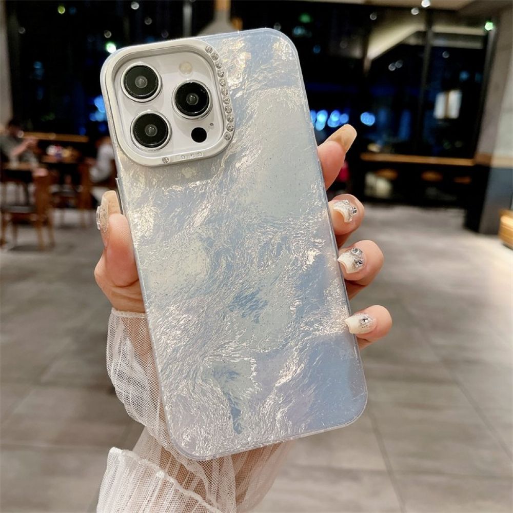 Futrola Mermer Fashion za iPhone 17 srebrna