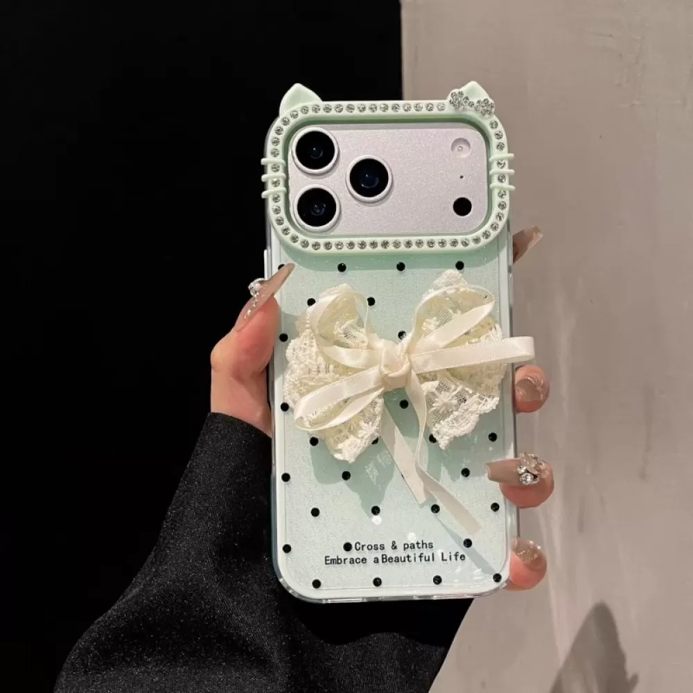 Futrola Elegant Bow za iPhone 17 Air mint