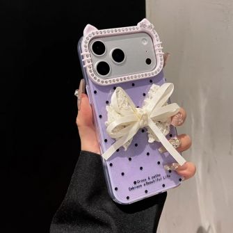 Futrola Elegant Bow za iPhone 17 Air lila