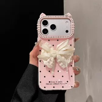 Futrola Elegant Bow za iPhone 17 Pro roze 