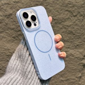 Futrola Glitter MagSafe za iPhone 17 Pro Max plava