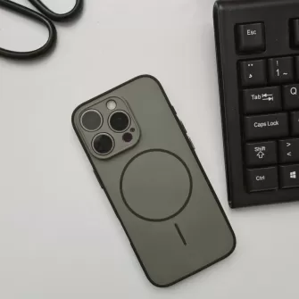 Futrola Magsafe Slim Silicone za iPhone 16 Pro Max crna