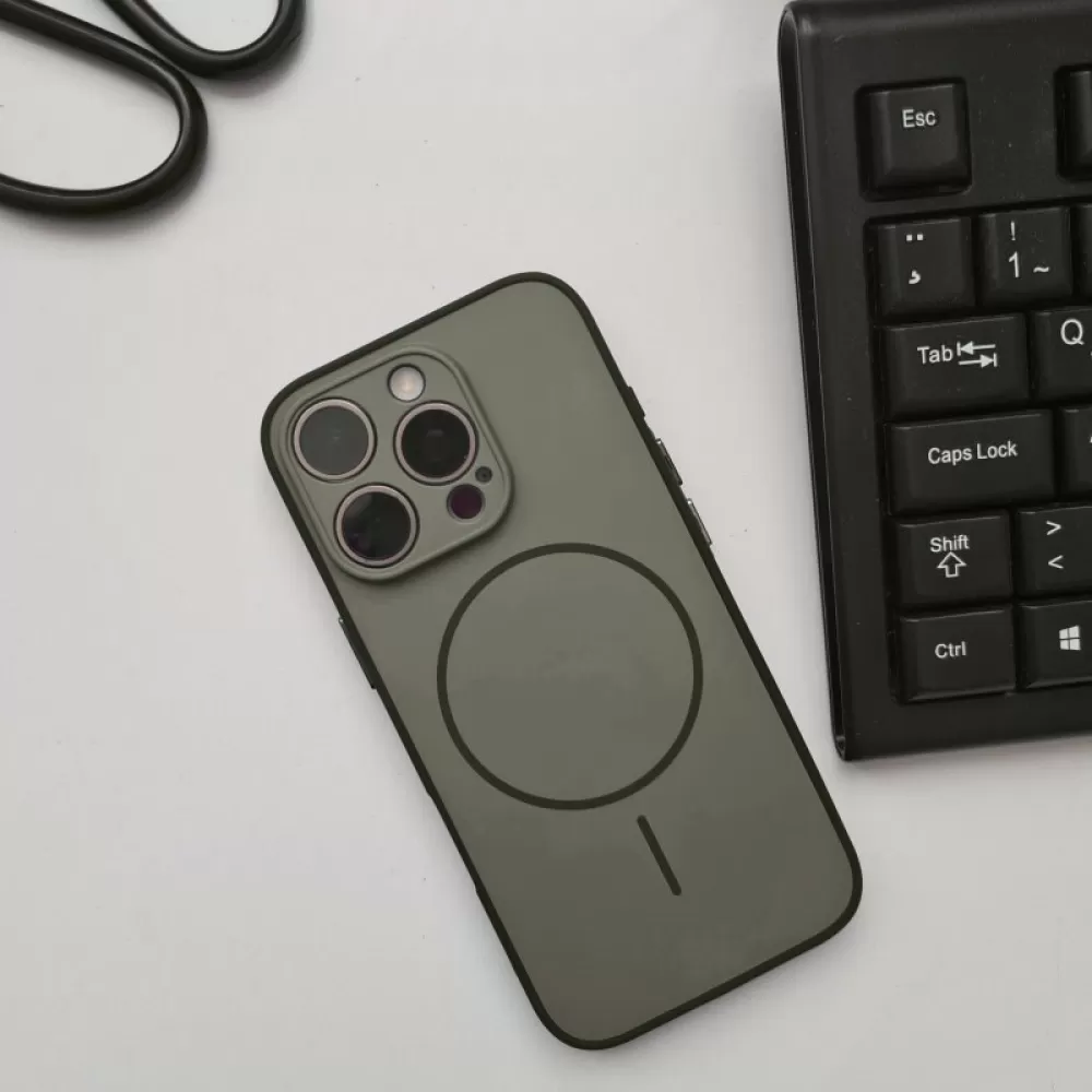 Futrola Magsafe Slim Silicone za Samsung Galaxy A16 crna