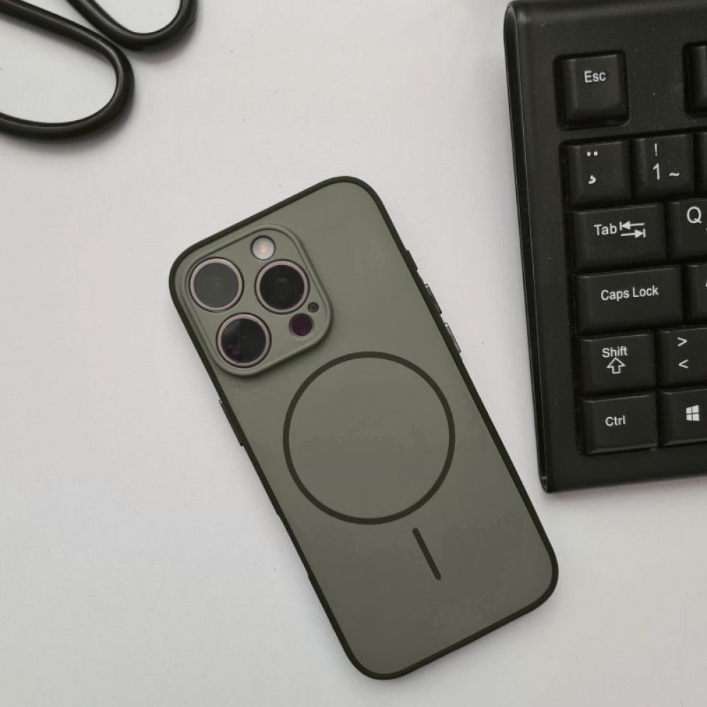 Futrola Magsafe Slim Silicone za Honor X6b crna