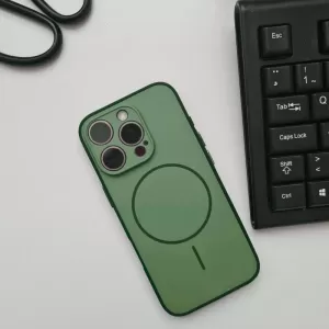 Futrola Magsafe Slim Silicone za Honor X7 zelena