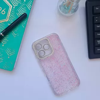 Futrola Luxury Shine za iPhone 16 ljubicasta