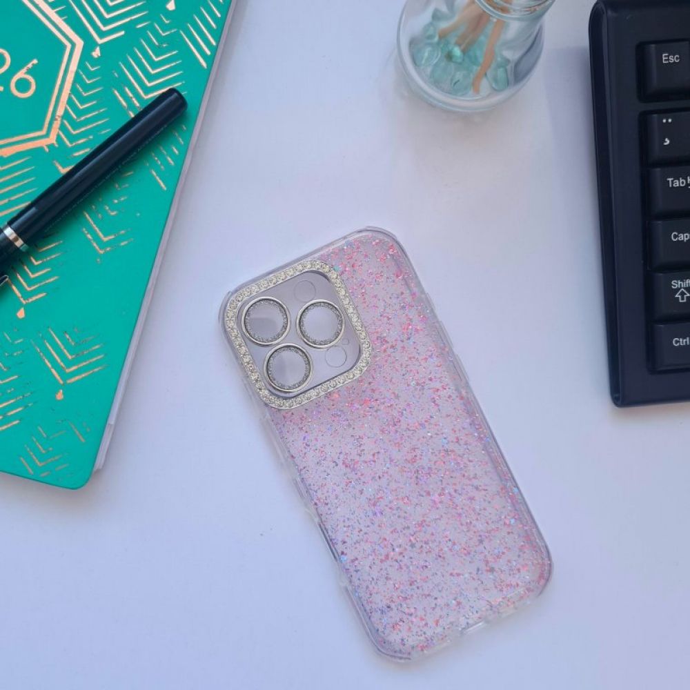 Futrola Luxury Shine za iPhone 16 Pro Max ljubicasta