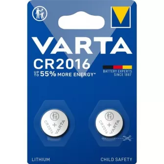 VARTA litijumska baterija CR2016 3V 2 kom
