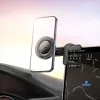 Magnetni auto drzac za telefon Hoco za tablu H57 crni