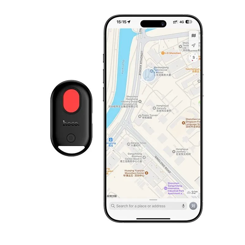 Lokator kompatibilan sa Apple Find My Hoco E95 crni