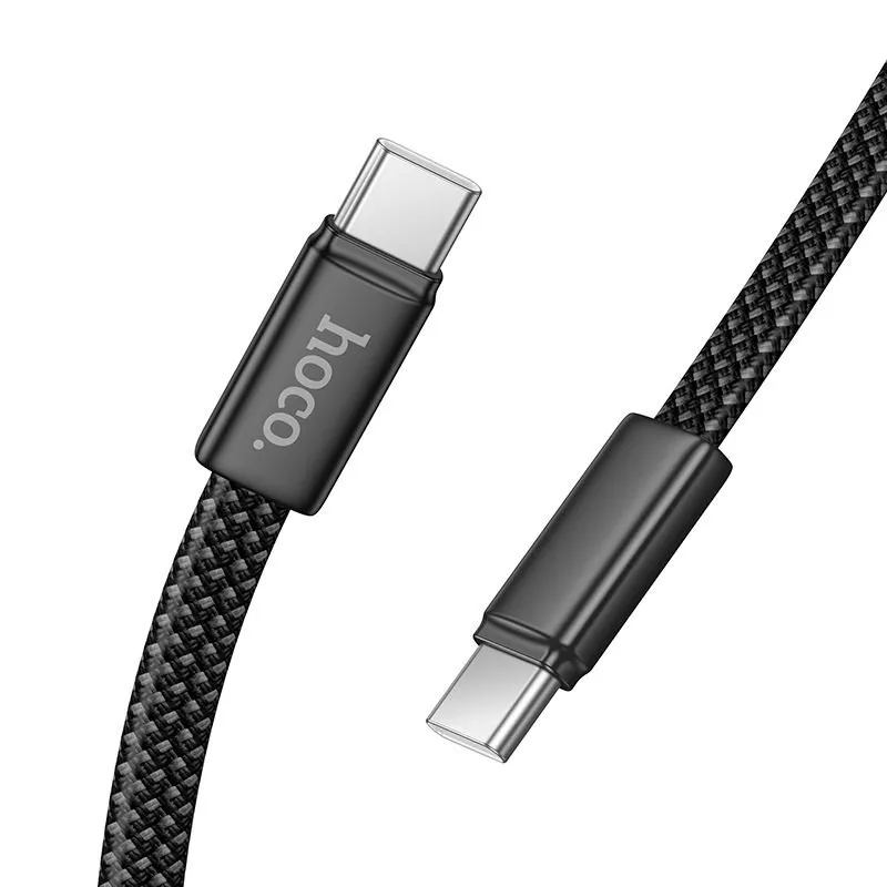 USB kabal type C na type C  Hoco 3A 60W 1 m X125 crni